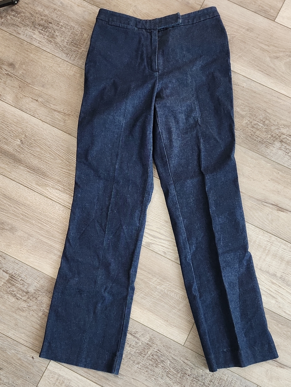 New York Jeans Dark Wash Denim Straight Leg Dress Pants